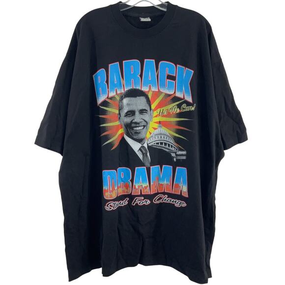 Top Ace Other - Top Ace Barack Obama Men's 3XL Black Cotton T-Shirt Preowned